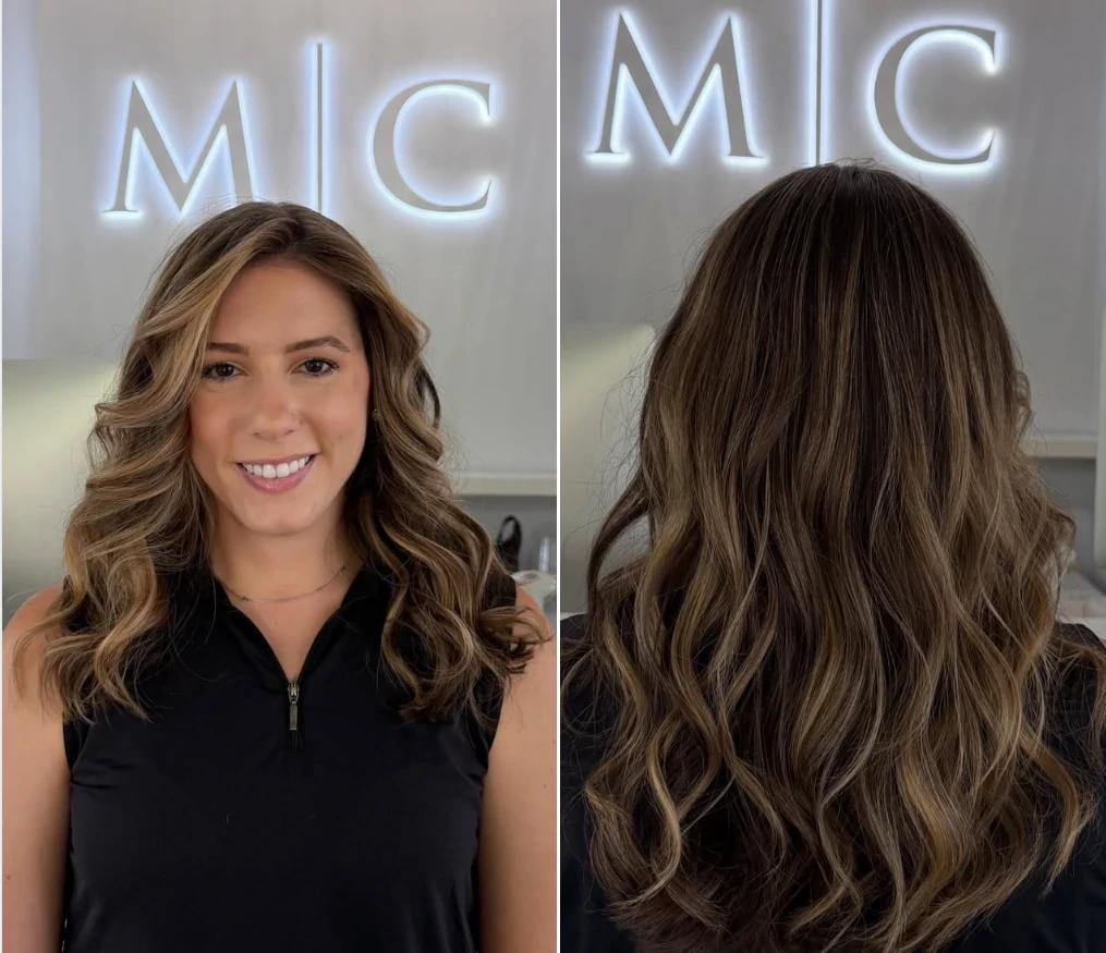Finished haircut and styling at Michele Coulter Salon in Milton GA